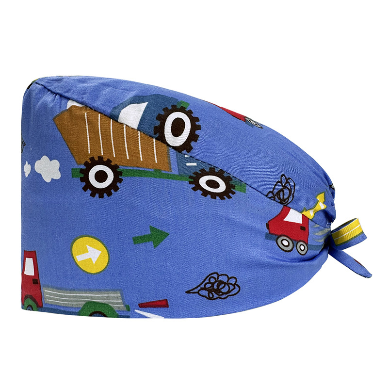 Nuevo Gorro de Enfermera para UCI con Lindos Estampados, Algodón Puro, Gorro de Cocina, Odontología, Belleza y Medicina, Unisex, en Existencia.
