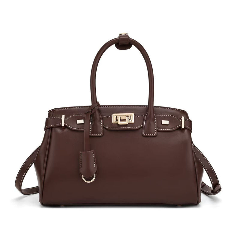 Fashionable Satchel Birkin Bag 2025 Spring New High-Quality Large-Capacity Retro Trendyy Single Shoulder Crossbody Bag for Women