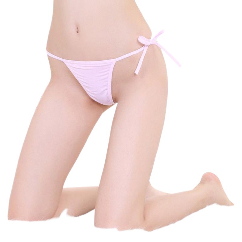 New sexy underwear women's sexy lace-up simple T-pants multi-color seamless thong factory direct sales