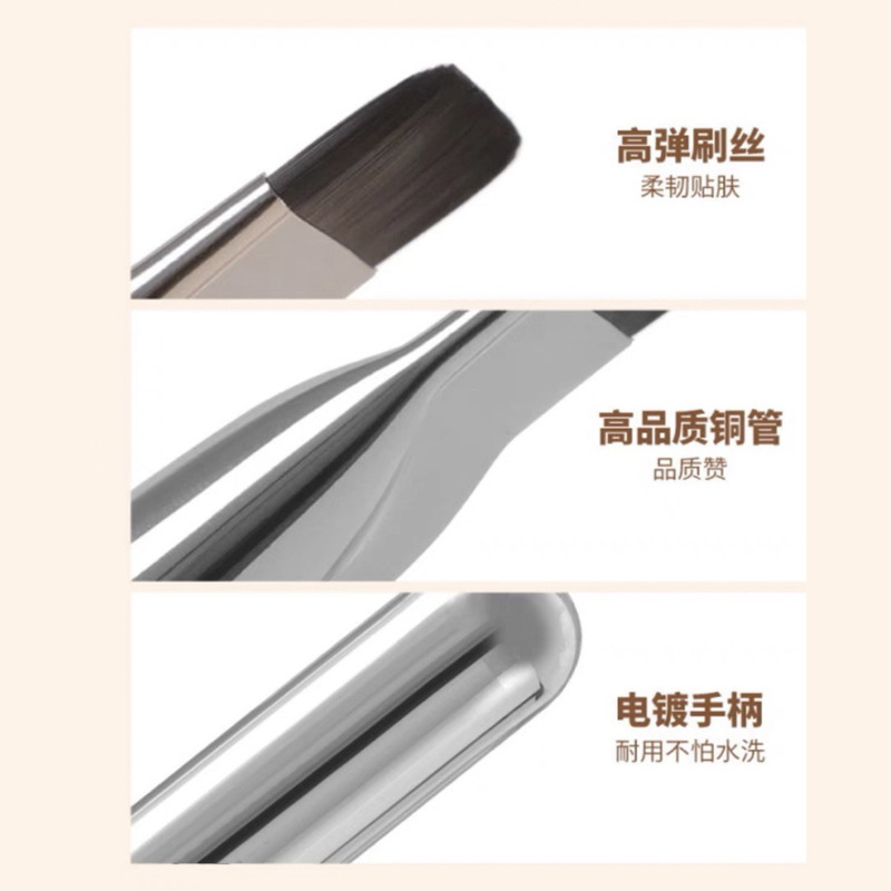 新品wakeファンデーションブラシ一字型粉を食べないフラットヘッドベース化粧リフレッシュハンドマジック無傷滄州メイクブラシ|undefined