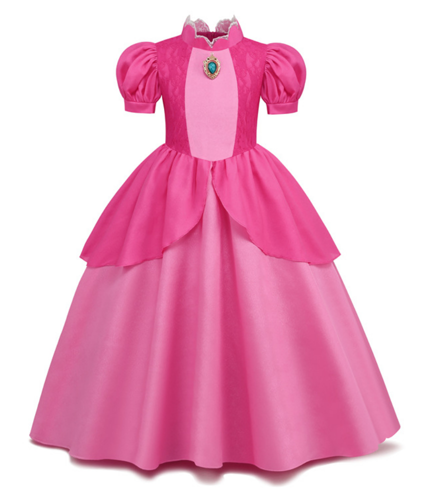 Ropa para niños vestido de niña vestido para niños vestido de princesa para niños vestido de campana de Halloween ropa de cosplay princesa vestido de ailuo