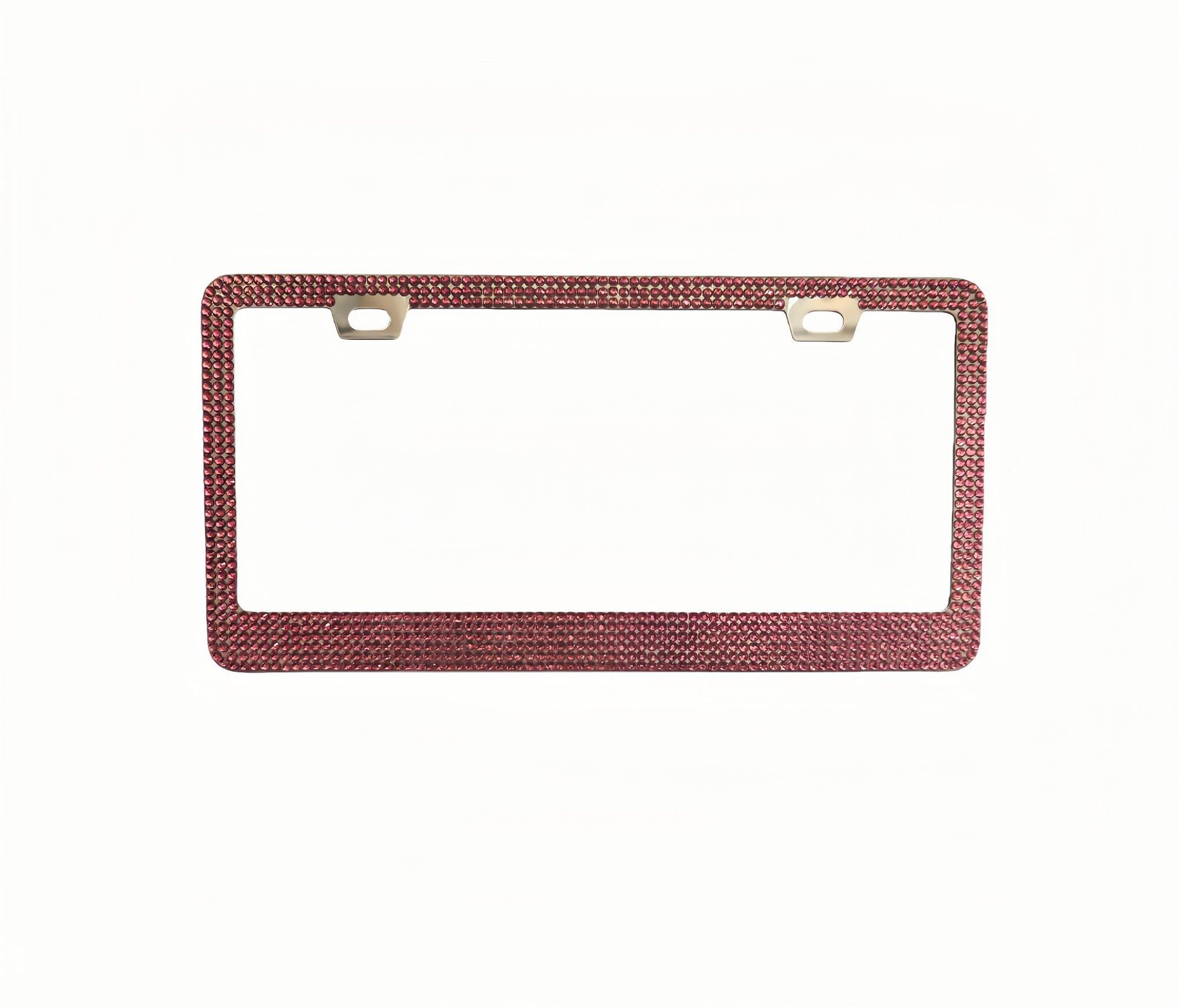 License plate holder/license plate holder: Other US Canada Mexico - rose-red