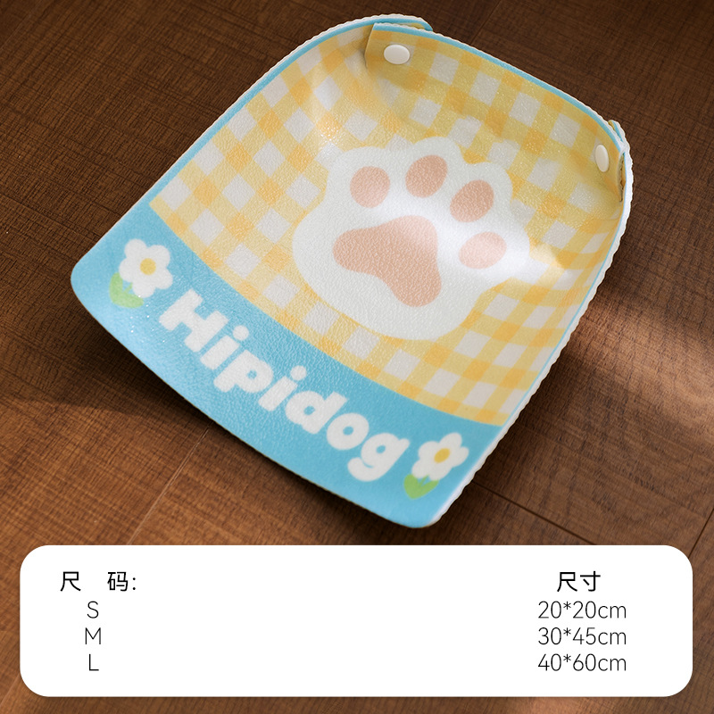 Nuevo tipo transfronterizo de alimentación tipo cubo, agua potable, comedor a prueba de fugas, cojín para mascotas, gatos, perros, artículos para el hogar