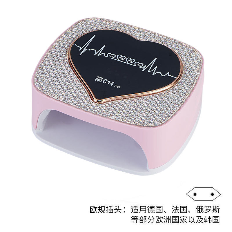 Lámpara de manicura transfronteriza 308W alta potencia manicura luz de fototerapia almacenamiento manicura tienda de manicuras manicuras manicuras pegamento manicuras manicuras asado luz