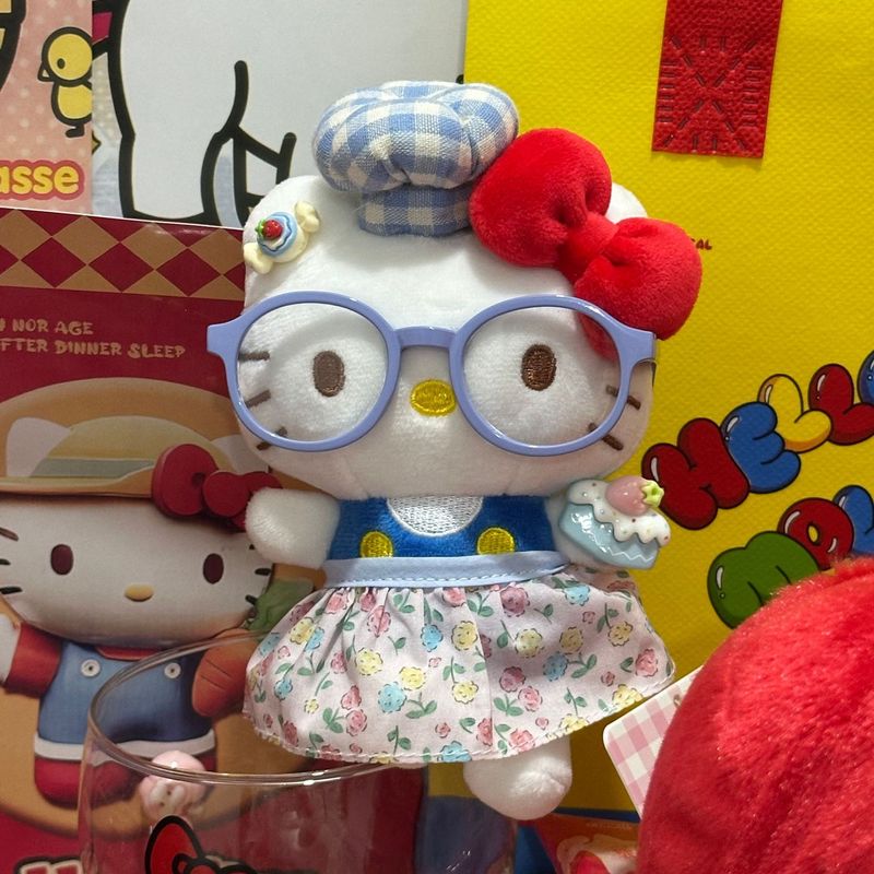 ハローキティバッグペンダントリトルシェフシリーズハローキティ人形ペンダントかわいい漫画人形キーホルダー|undefined