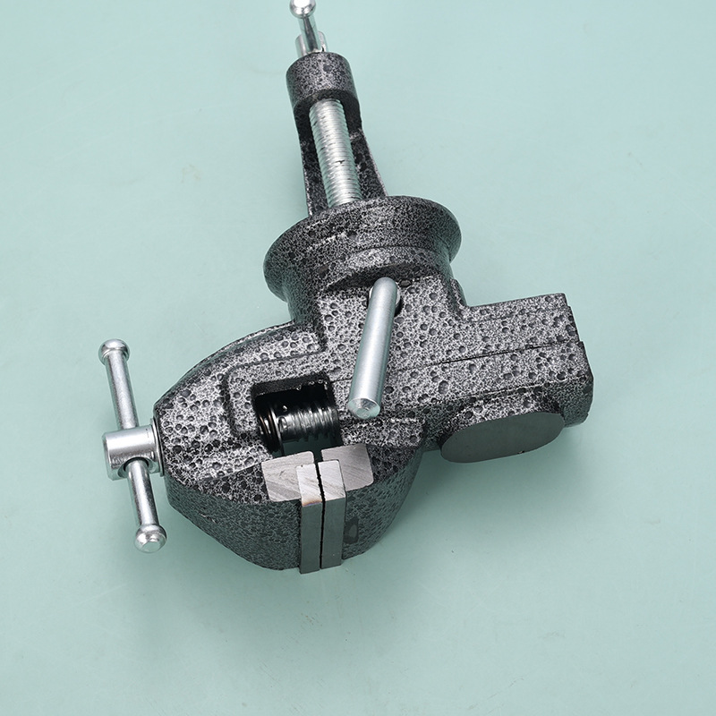 Herramientas de hardware de 360 grados giratorio mini vise tabla vise pequeño vise tabla vise plana (luz)