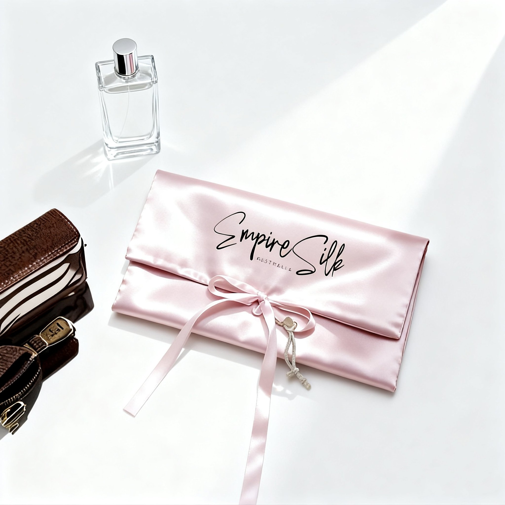 Premium Silk Jewelry Storage Bag Travel Portable Accessory Organizer Pouch Multi-Color Butterfly Bow Drawstring Jewelry Storage Bag