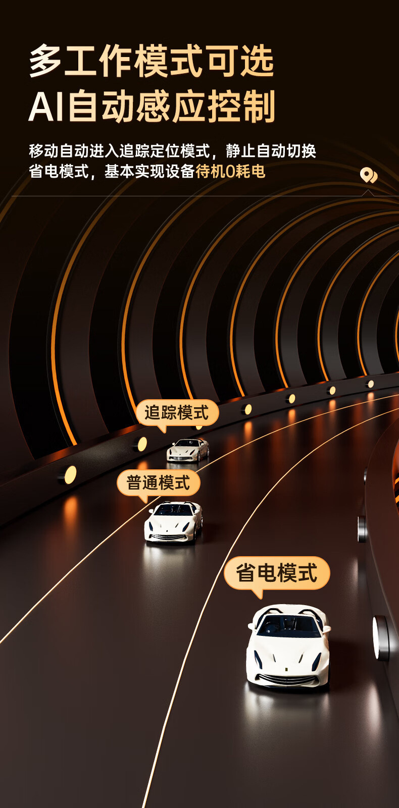 Strong Magnetic Installation-Free Car Gps Locator, Vehicle Anti-Lost Device, Item Locator for Cars and Electric Vehicles