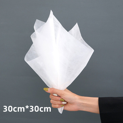 De estilo coreano de segunda generación de algodón leche rollo de tela no tejida floristería floral papel de algodón impermeable tienda de flores pastel de hornear papel de embalaje