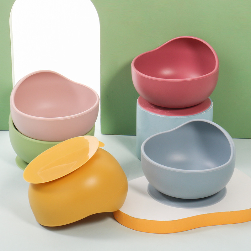 Cross-border bestseller silicone snail bowl baby feeding utensil set with spoon and fork, suction cup, anti-drop and anti-scald feeding utensils Cross-border bestseller silicone snail bowl baby feeding utensil set with spoon and fork, suction cup, anti-drop and anti-scald feeding utensils