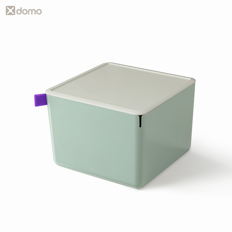 Caja de almacenamiento a prueba de polvo con cubierta de escritorio de poder, oficina doméstica, dormitorio, bocadillos, juguetes, caja de almacenamiento image 12