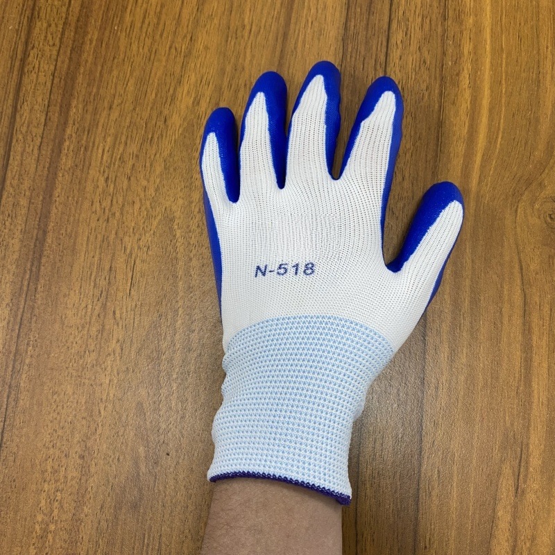 丁腈挂胶手套加厚耐磨防油维修工地干活用的浸胶手套包邮N-518