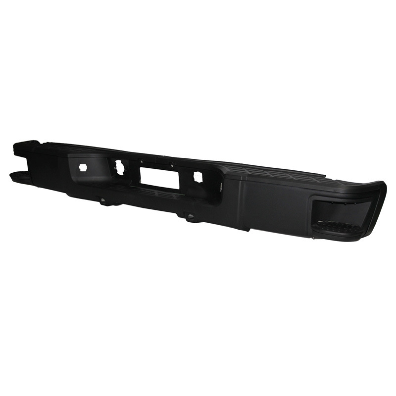 Para Chevrolet 08-13 Silverado Rear Bar Solode Modificación con pedal lateral Negro sin agujeros