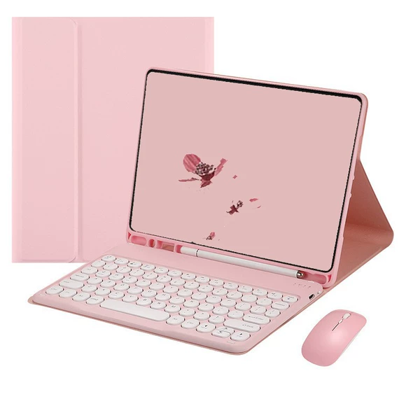 Fuchsia case, keyboard, mouse charging
