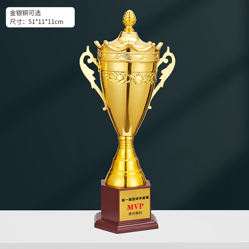 Oro plata cobre metal gran trofeo baloncesto competencia deportes reunión escuela creativa gran partido de Fútbol personalizado medalla grande