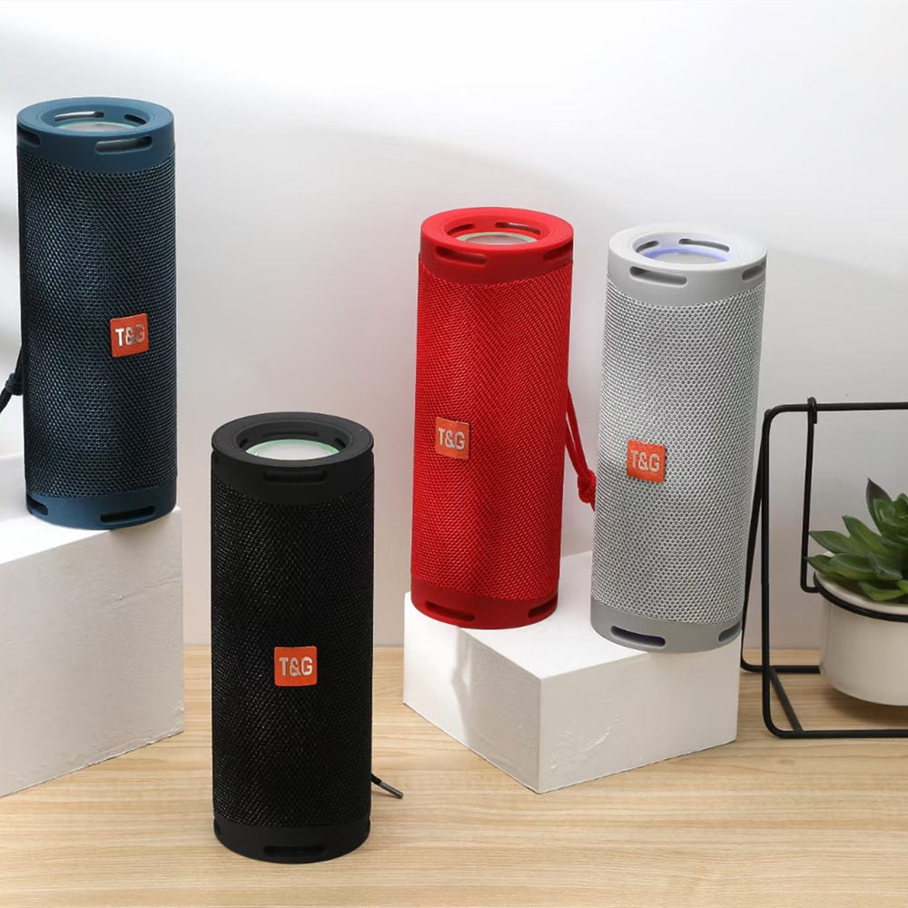 Transfronterizo TG289 altavoz Bluetooth LED lámpara deslumbrante impermeable teléfono móvil Bluetooth pequeño sonido computadora subwoofer altavoz de tarjeta