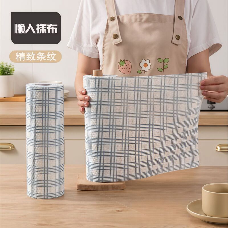 Lazy Rag Wet and Dry Kitchen Non-woven Disposable Dishwashing Cloth Household Cleaning Oil Absorbent Roll Paper Absorbent Lazy Rag Wet and Dry Kitchen Non-woven Disposable Dishwashing Cloth Household Cleaning Oil Absorbent Roll Paper Absorbent