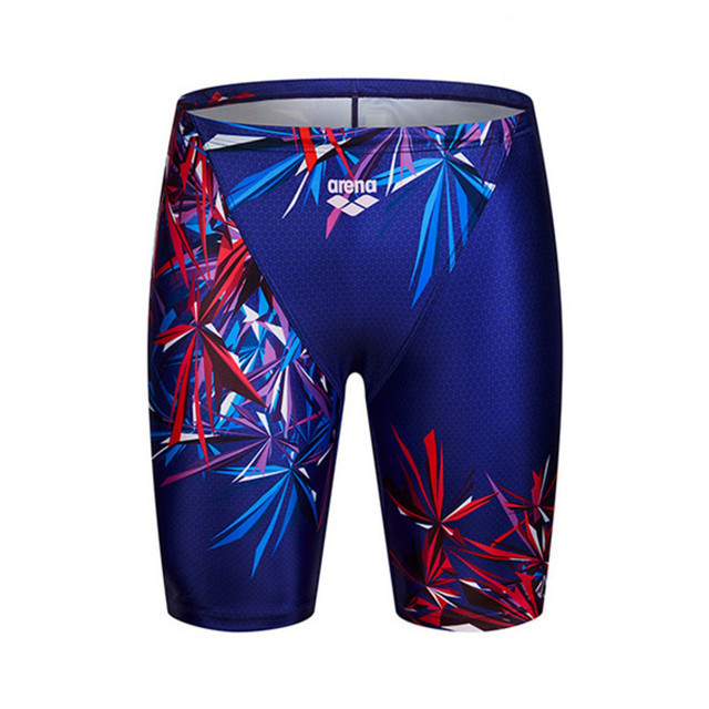 Arena Men's Swimming Trunks Professional Waterproof Quick-Drying Beach Trunks Comfortable and Breathable Swimming Trunks Sports Swimwear with Rope