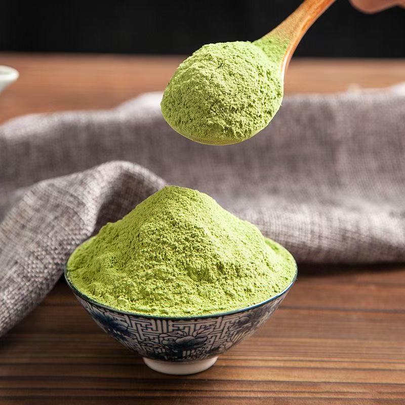 Kale Powder Yu Yi Gan Lan Fine Milled Botanical Powder for Drinks and Culinary Use 500g in use