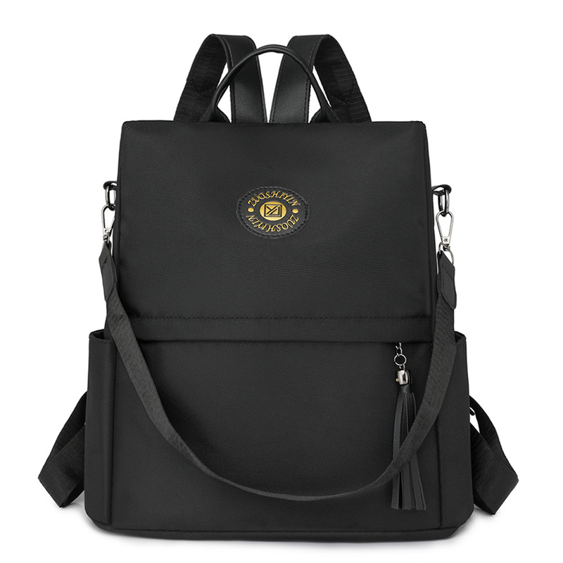 Mochila antirrobo para mujer 2024 nuevo estilo casual de color sólido para mujer mochila simple y versátil de gran capacidad y mochila ligera de moda