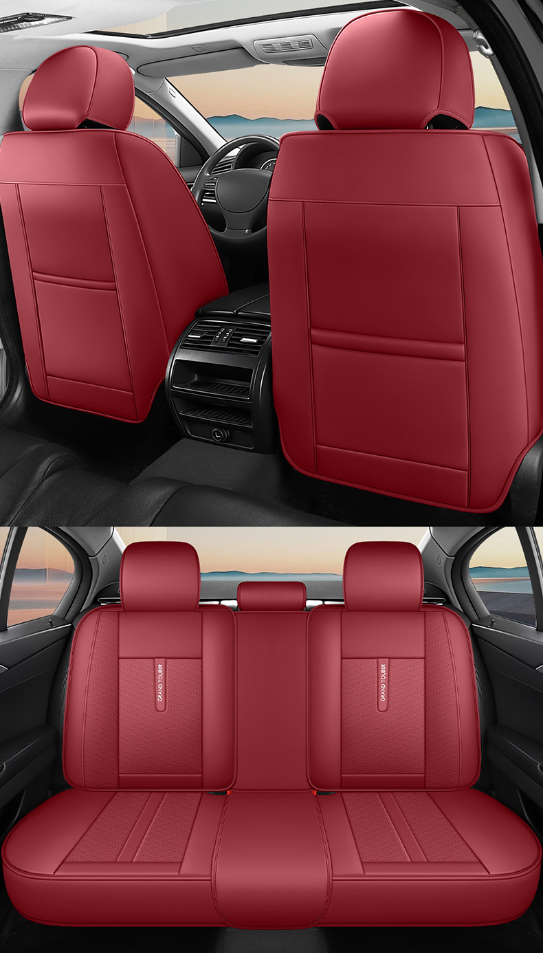 New Amazon Car Seat Cushion, Five-Seater, All-Season, All-Inclusive Seat Cushion, Waist-Protecting, Comfortable and Breathable Car Seat Cushion