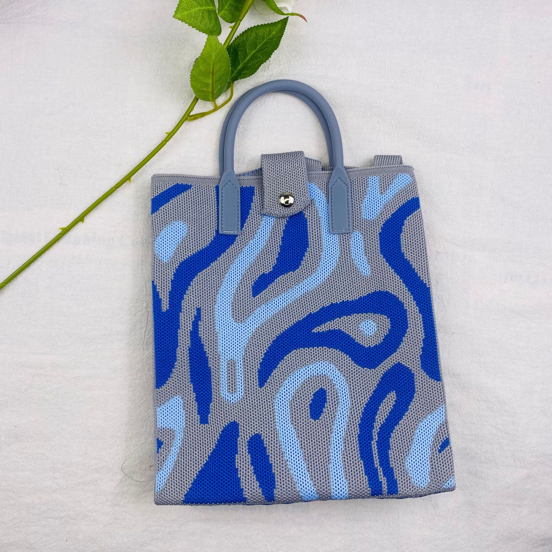 물무늬 그레이 블루