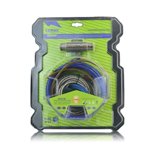 Factory wholesale TB-8GA car amplifier modified line subwoofer audio line car copper clad aluminum wire