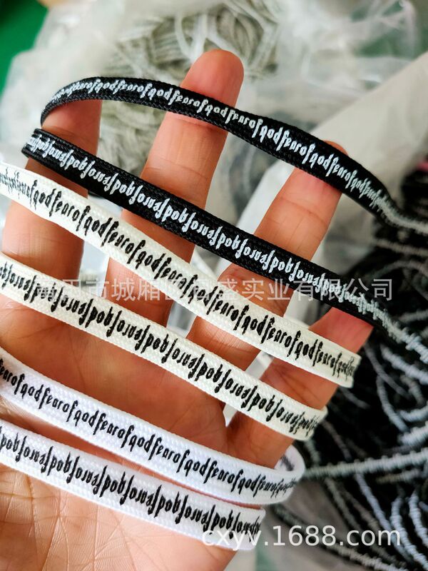 Factory spot wholesale fear of god double-layer printing shoelaces 3 color optional length can be ordered