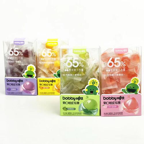 Dobby Coconut Mango Passion Fruit Flavored Jelly Candy, Wedding Favor Gift, Casual Snack