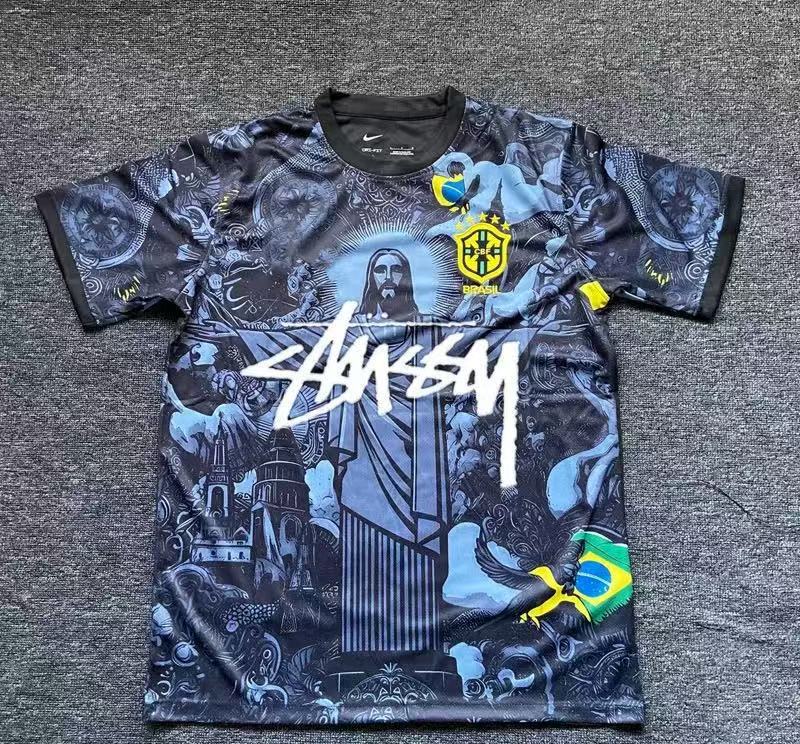 Stussy足球服队服批发巴黎巴西德国法国英格兰意大利日本球衣代发|undefined