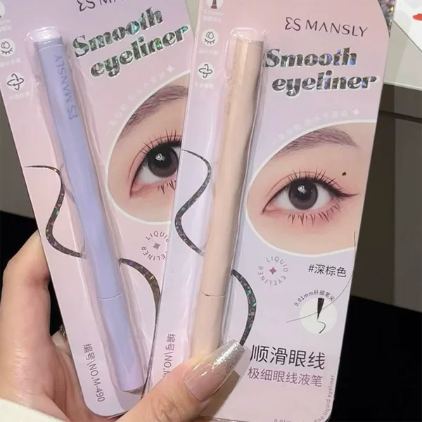 Mansili's Fine Long-Lasting Liquid Eyeliner Pen Is Smooth and Slim, Beginners and Novices Are Not Easy to Smudge, Affordable Makeup for Students