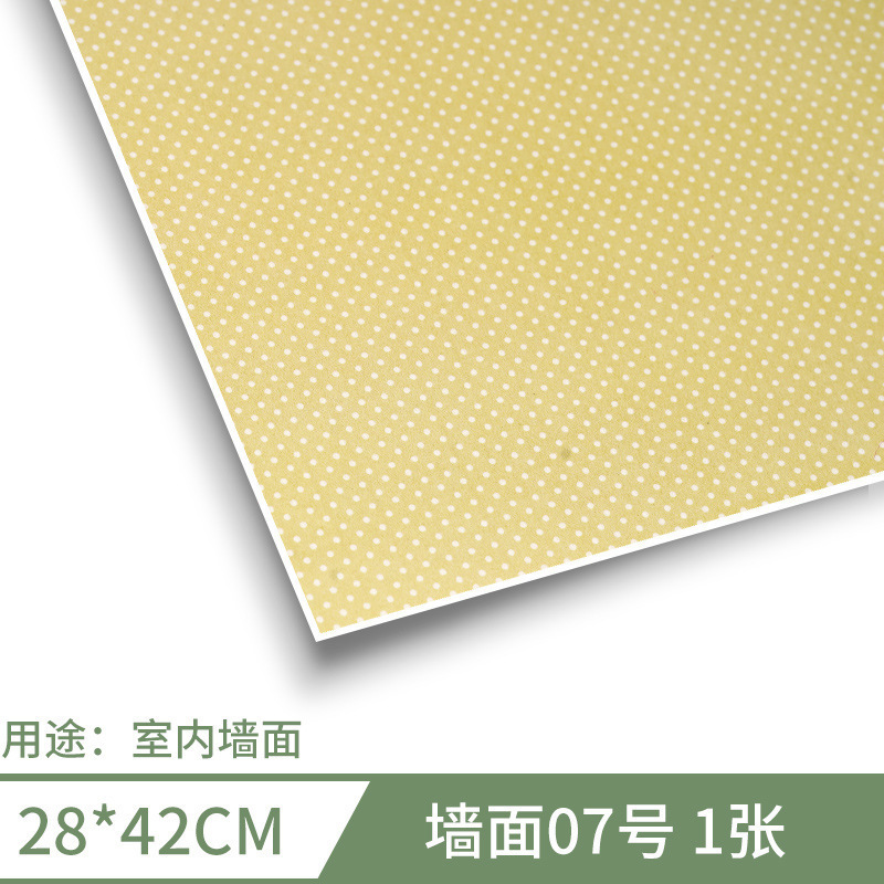 Sticker Wallpaper House Building Model Production Scenes Sandart Sticker Materials Bowl Background Paper A3 Room A3