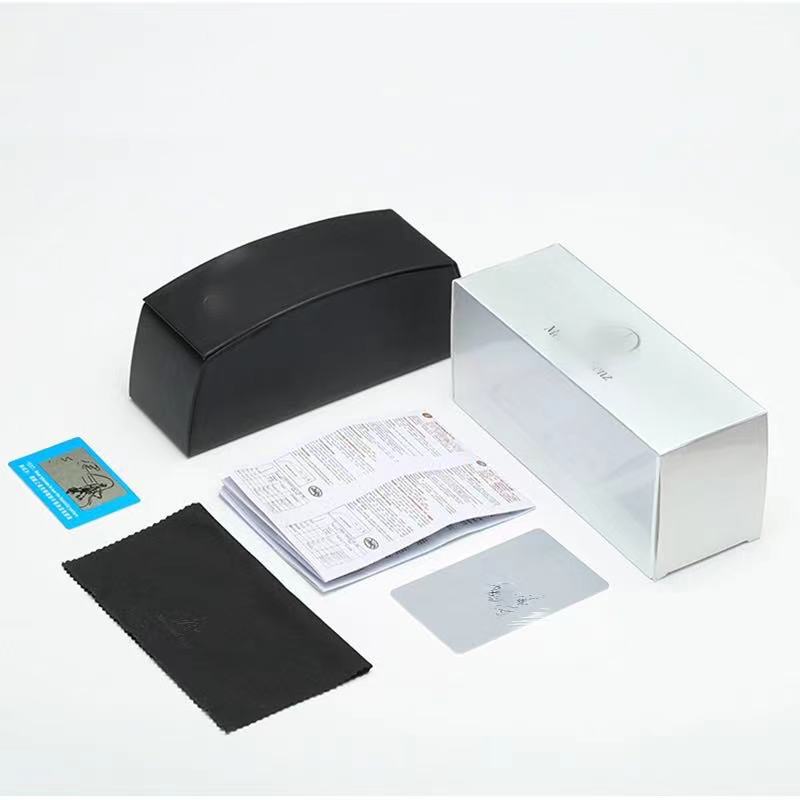 New high-end glasses box brand sunglasses box 4S shop men's mirror box gift mirror box 4 pieces set wholesale