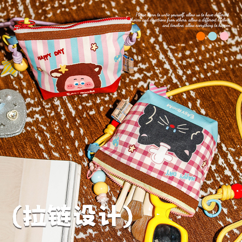 Мультяшный ремешок для сумки, небольшая сумка, кошелек, милая универсальная сумка через плечо, сумка-органайзер для выхода на улицу