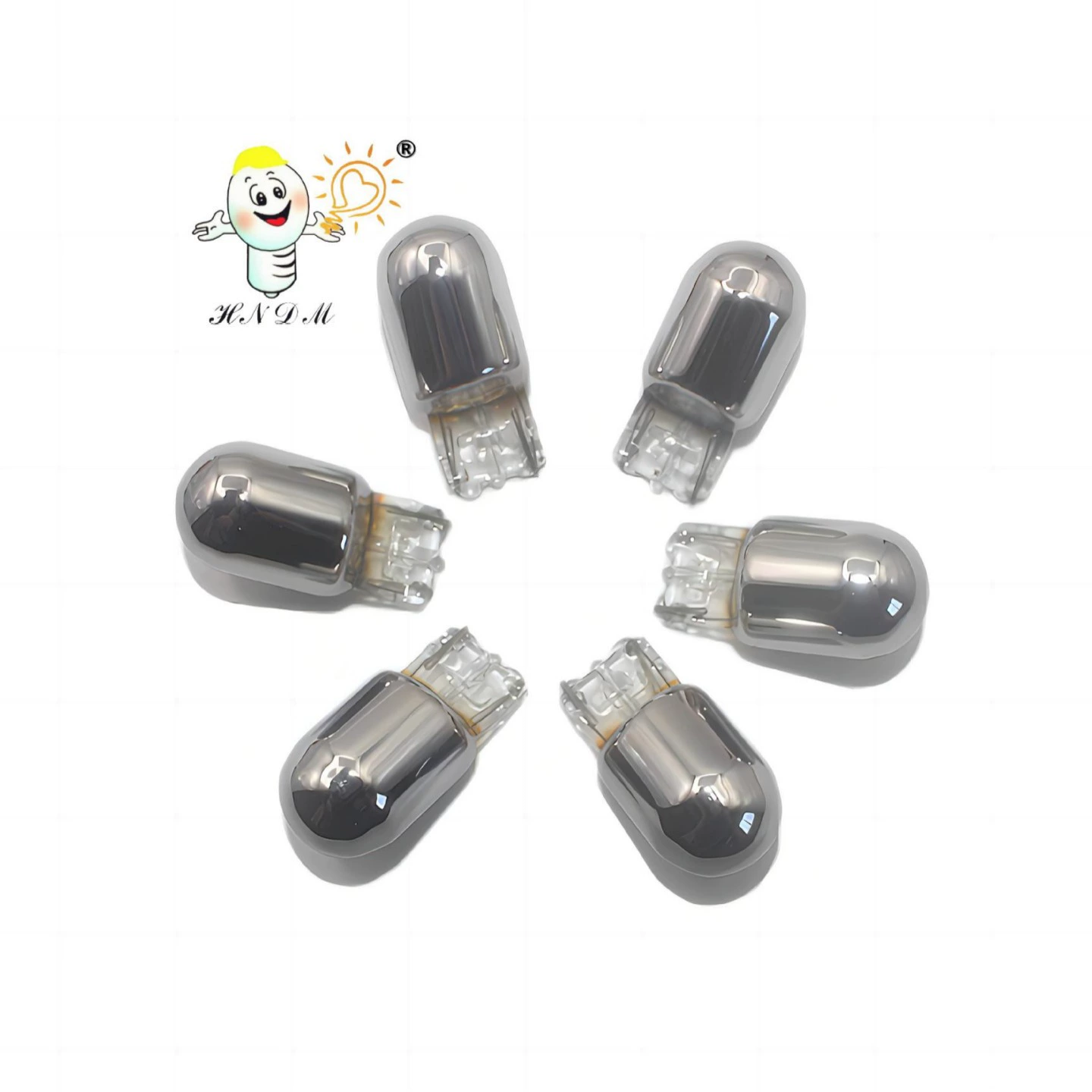 Автомобильная лампа 7443 7440 Хром указатель поворота T20 12v21w 1881 1891 T20 стоп-сигнал