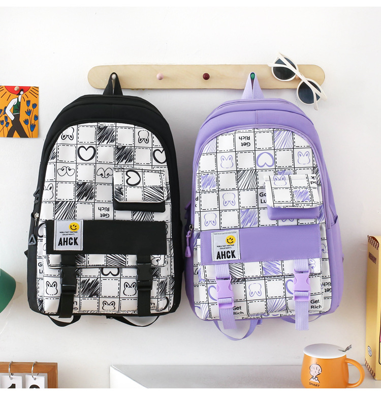 Kinderrucksäcke Neuer Rucksacktrend für Schüler der Mittelstufe Vierteiliger Schulranzen Computertasche mit großer Kapazität Rucksack_voghion.com