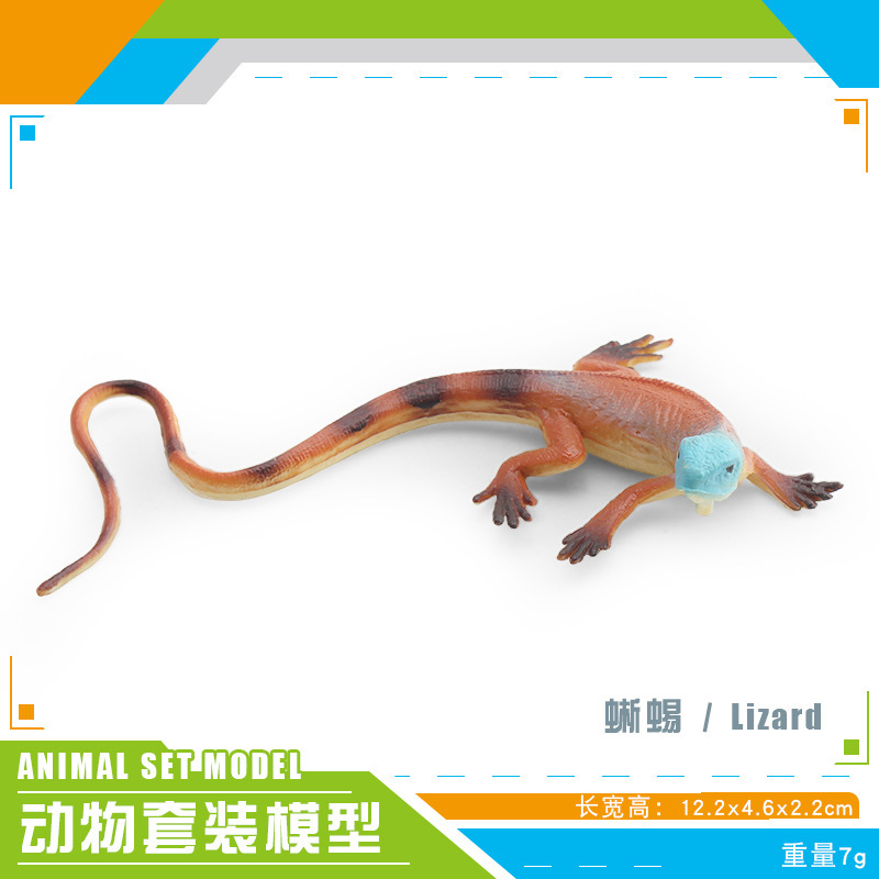 Simulación transfronteriza de animales forestales modelo de lagarto melena de león de lagarto cabeza de lagarto de piedra dragón leopardo guardian palacio camaleón ornamentos