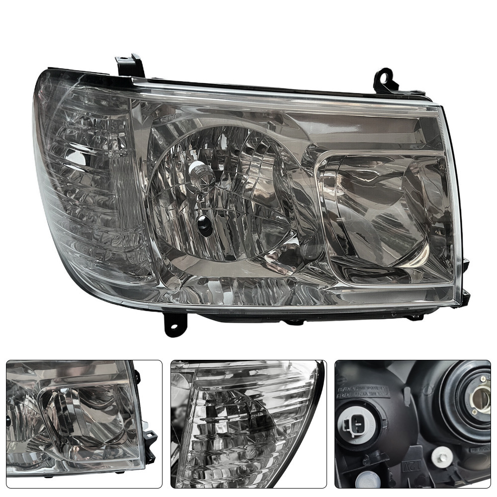 Aplicable a Toyota 98 - 07 años Land Cruiser FJ100 delantero semieconjunto de lámpara de iluminación delantera carcasa