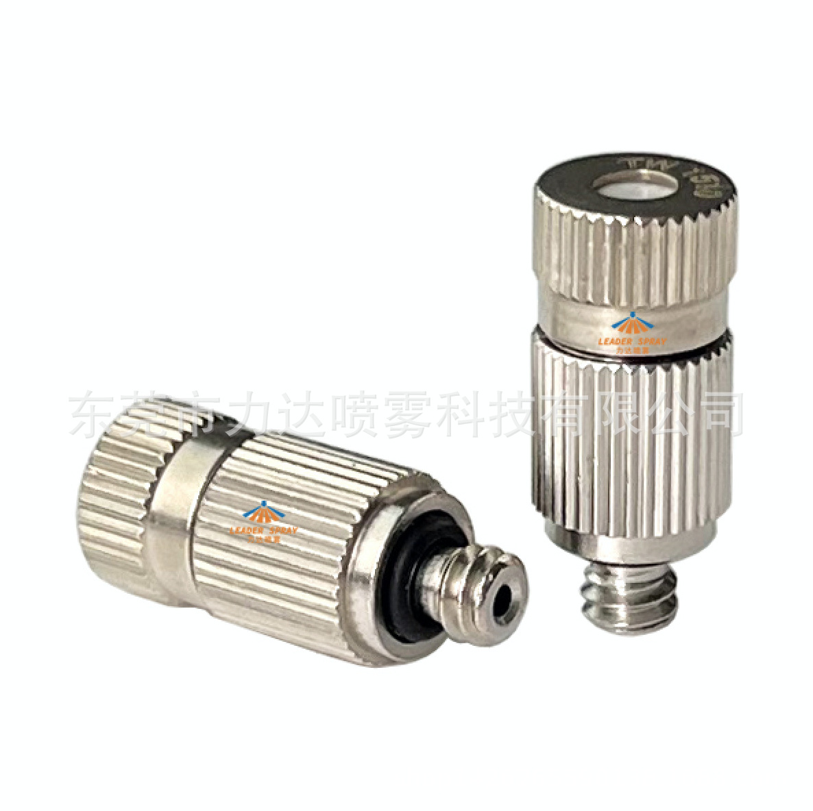3/16高低压铜镀镍两节式防滴不锈钢陶瓷片雾化喷头喷嘴多场景适用