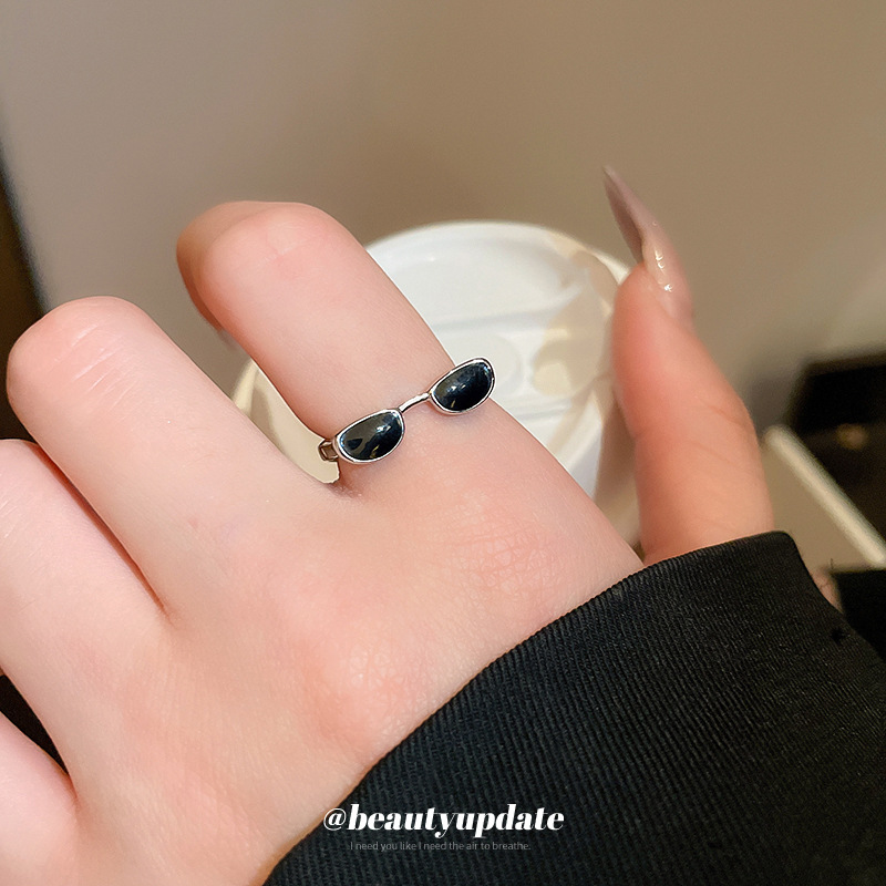 Occhiali da sole con design creativo, a forma di goccia d'olio, aperti, stile Y2K, alla moda, stile trendy, eccentrico, per le donne_voghion.com