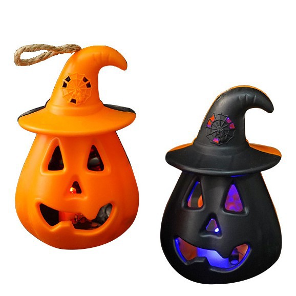 Decoración de Halloween lámpara de calabaza LED luminosa decoración lámpara de calabaza barra sala secreta props de decoración de Halloween al por mayor