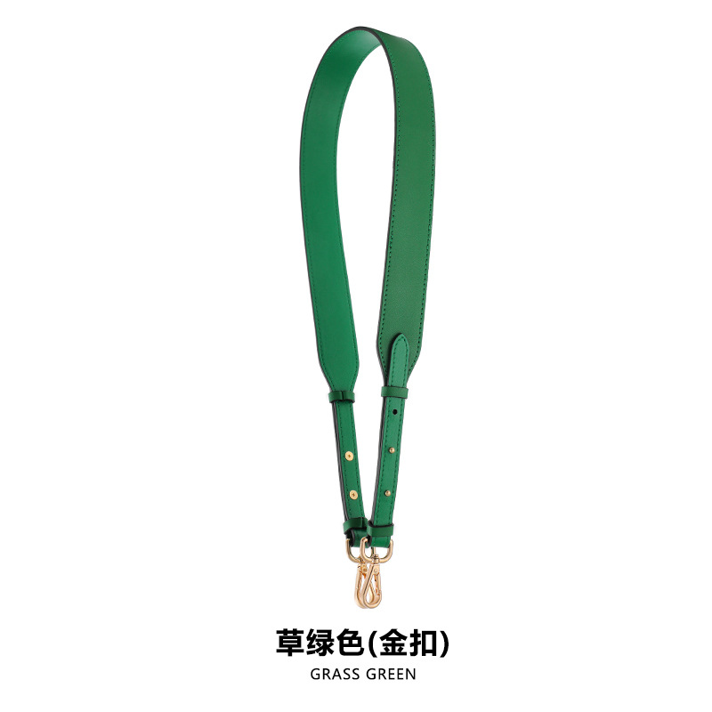 A- 6 adjustable double-sided grass green gold buckle