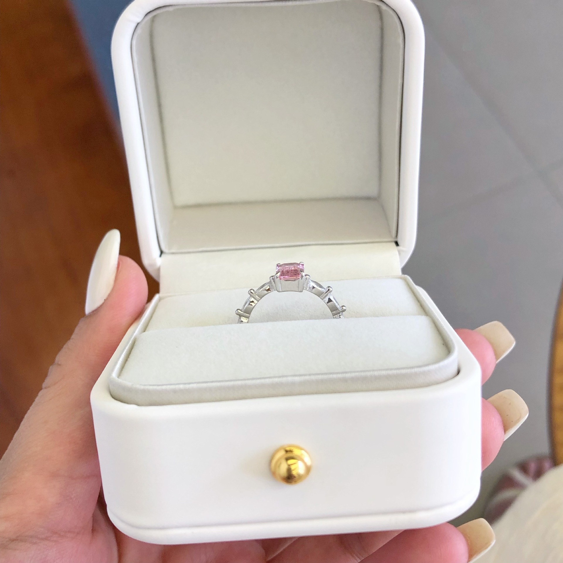 7g Weight Zircon Inlay Material Rings Classification 6, 8, 9 Ring Size 1 Piece Quantity Holiday, Daily Occasion 925 Sterling Silver Material U Shape, Water Droplets, Heart Shape Pattern Women's Gender Inlay Design IG Style, Shiny Style 925 Sterling Silver Zircon U Shape Water Droplets Heart Shape Rings 11