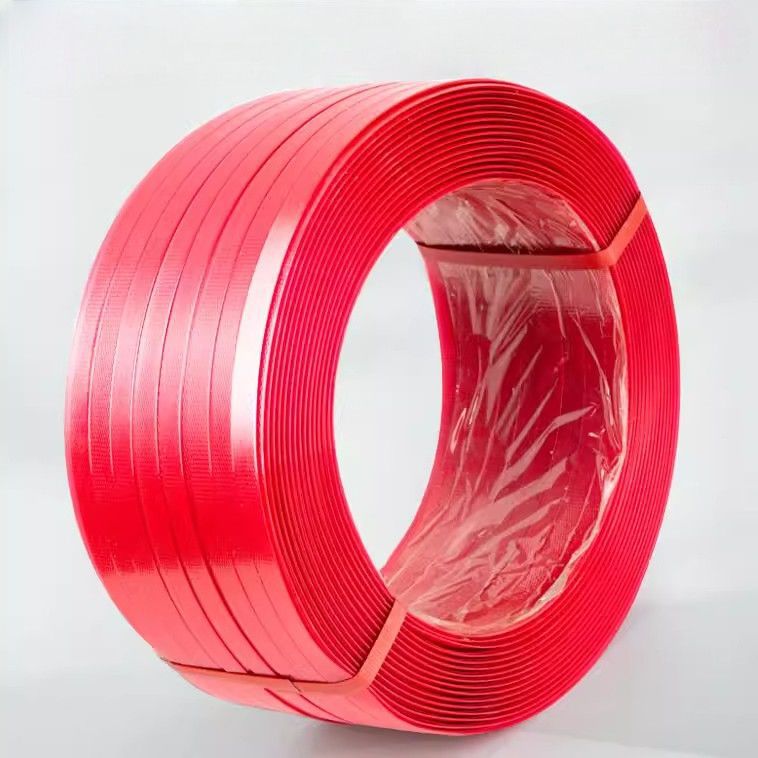 手工编织篮子编筐材料pet塑钢打包带捆绑带彩色开条塑钢编织带硬