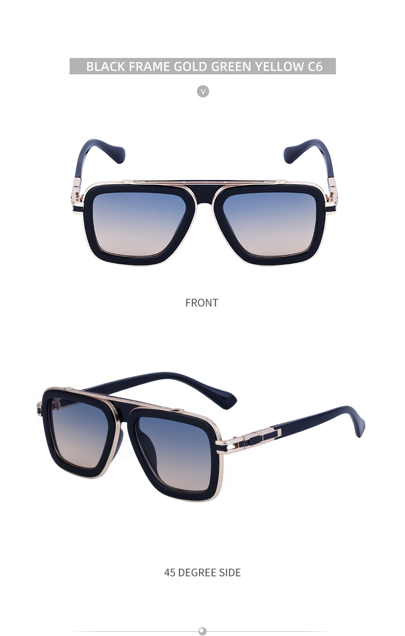 60g Weight Full Frame Glasses Structure Sunglasses Classification PC, UV400 Protection Lens Material Square Glasses Style Travel, Fishing Occasion Solid Color Pattern All Seasons Season Women's Gender Casual, Elegant, Lady Style Grey Color Casual Elegant Lady Solid Color PC UV400 Protection Square Full Frame Men's Sunglasses 7