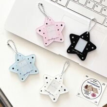 谷美星星一寸亚克力卡套定制高颜值证件照收纳追星背包装饰挂件