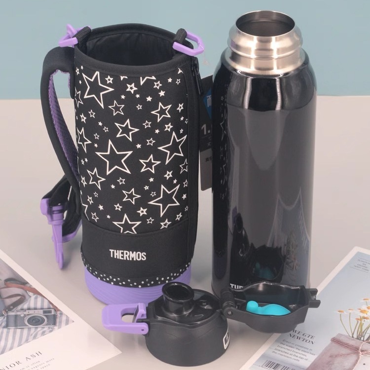 日本サーモス魔法瓶保温水筒FJJ直飲みボトル学生用水筒屋外保冷水筒1.5L携帯用ギフトボックス|undefined