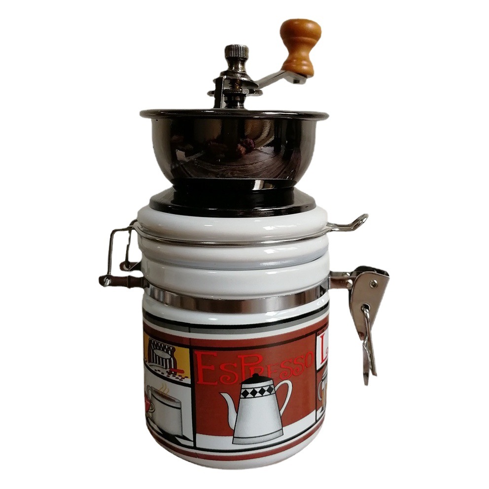 Hand Grinder Ceramic Jar Sealed Jar Coffee Grinder Barrel Manual Coffee Grinder