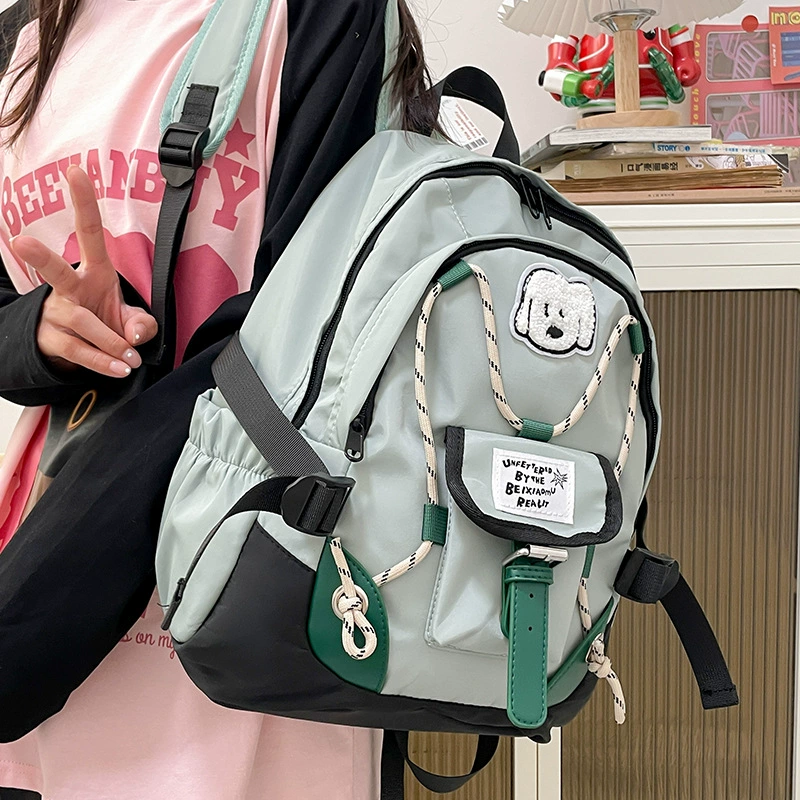 Capacious backpack for leisure for men and women, school bag