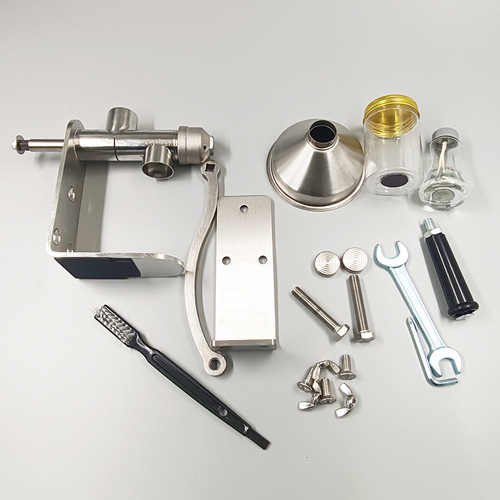 Stainless steel manual oil press, home small peanut sesame oil press, cold and hot oil press for walnut and rapeseed